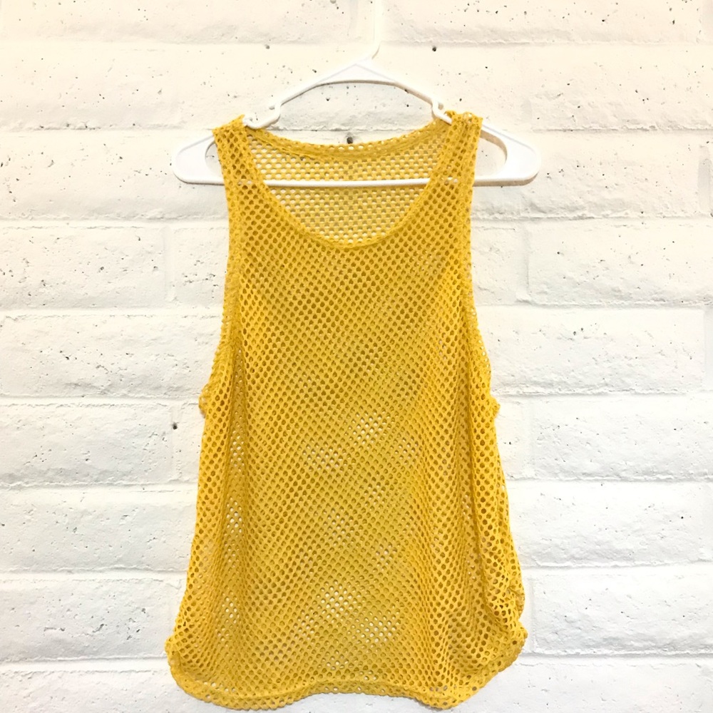 Cover up Mesh Tank Top